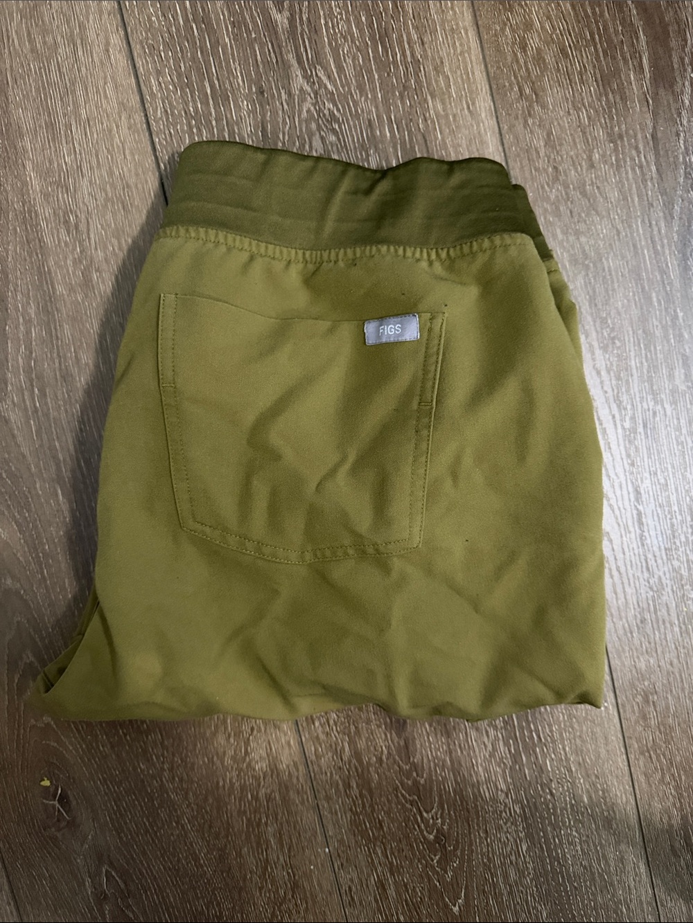 Figs Olive Utility Scrub Pants